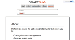 Desktop Screenshot of draftsim.com